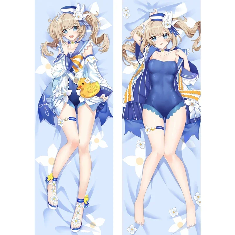 180cmAnime Genshin Impact Barbara Gunnhildr Подушка Dakimakura чехол Otaku Waifu Peachskin полный корпус наволочка