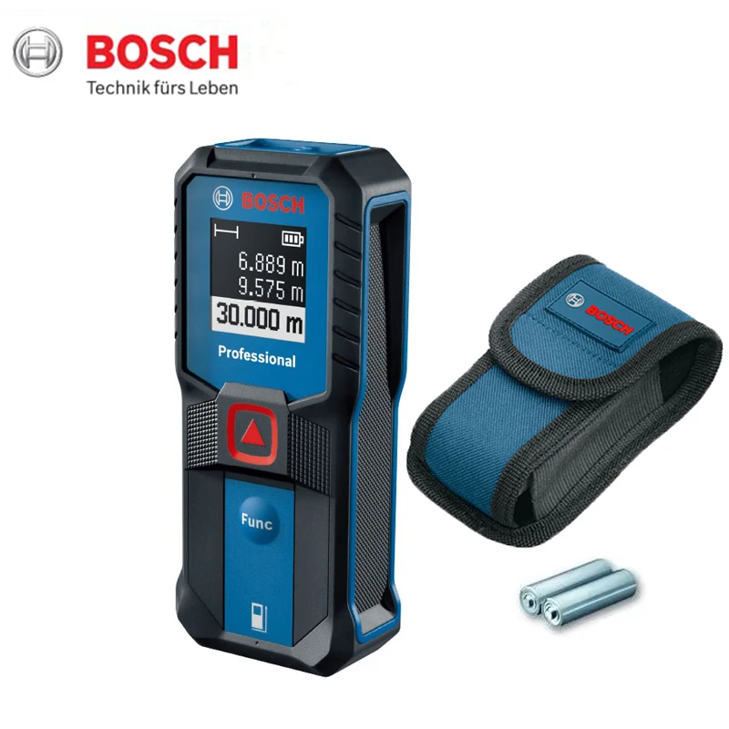 

Bosch GLM 30-23 Range Finder 30M AA Battery Red Laser Distance Meter Laser Tape Measure Instrument with Bag