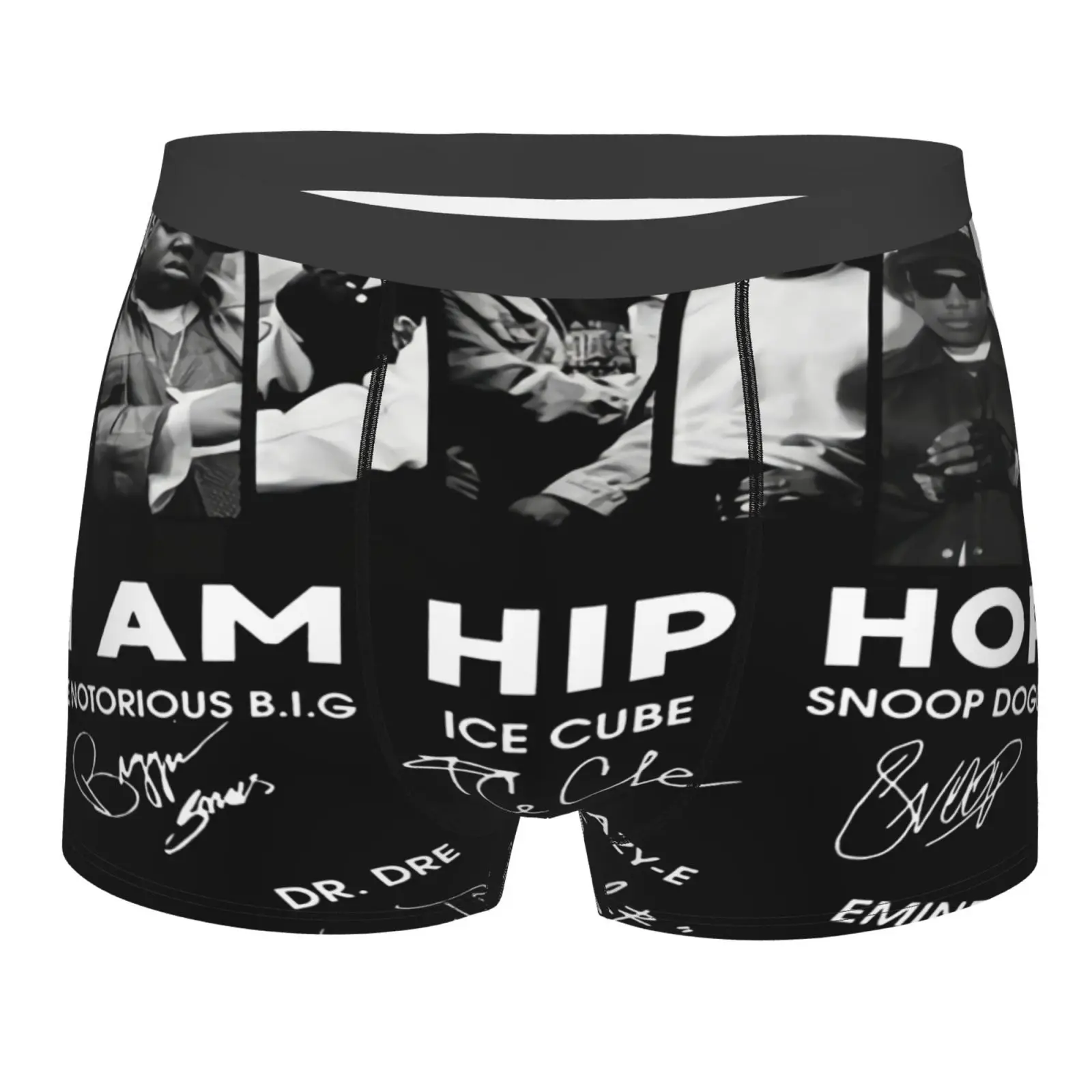 

I Am Signed Ice Cube Snoop Men's Panties Men Underpanties Underwear Male Sexy Mens Polyesters Mens Polyester Stretch Underwear
