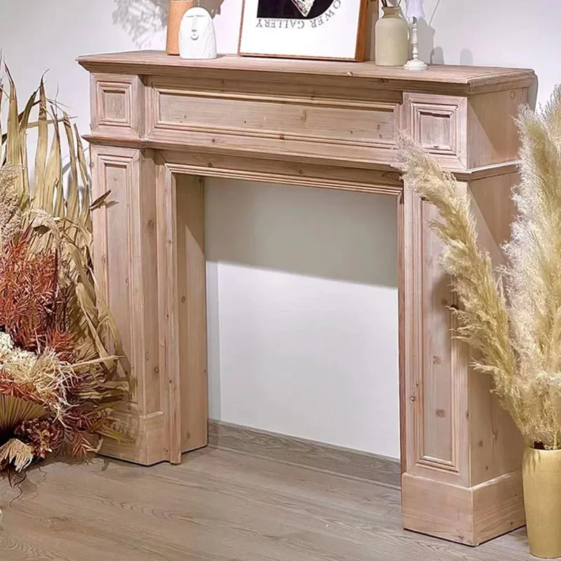 Винтажный шкаф для гостиной шкаф-контейнер дома из твердой древесины