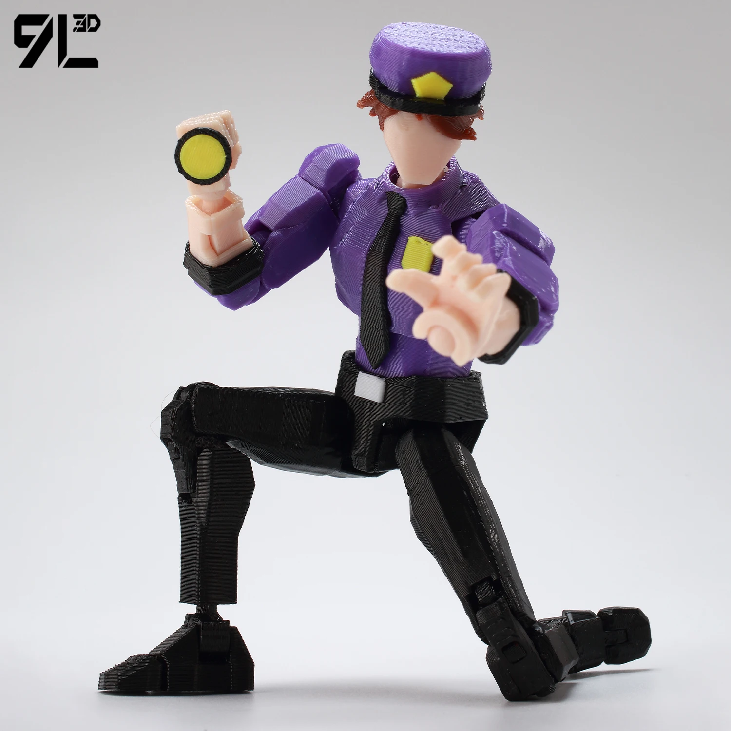 Фото Игровая фигурка Bear Midnight Harem из игры Five Nights at Freddy's (FNAF) 9L3D Printed Guard Titan13, с подвижными суставами, съемная, коллекционная игрушка №5
