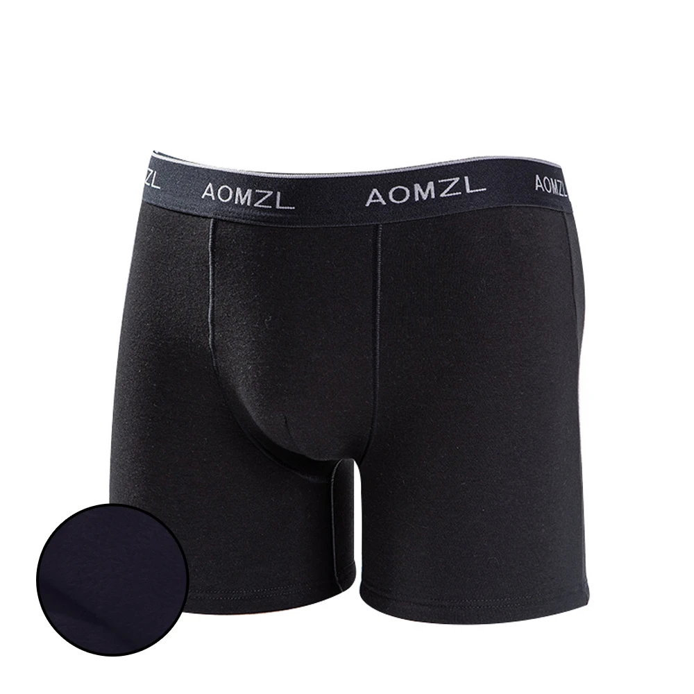Underwear Men's Underwear Non Down Panties Plush Trunk Shorts Underpant Underwear Warm Fleece Long Boxer Briefs