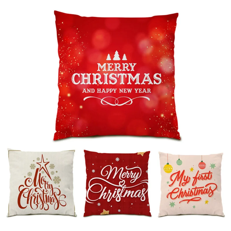 

Cushion Cover Velvet Trees Colorful American Decorative Vintage Waterproof Anti-Dirty Letter Comfortable Nordic Pillowcase E1209