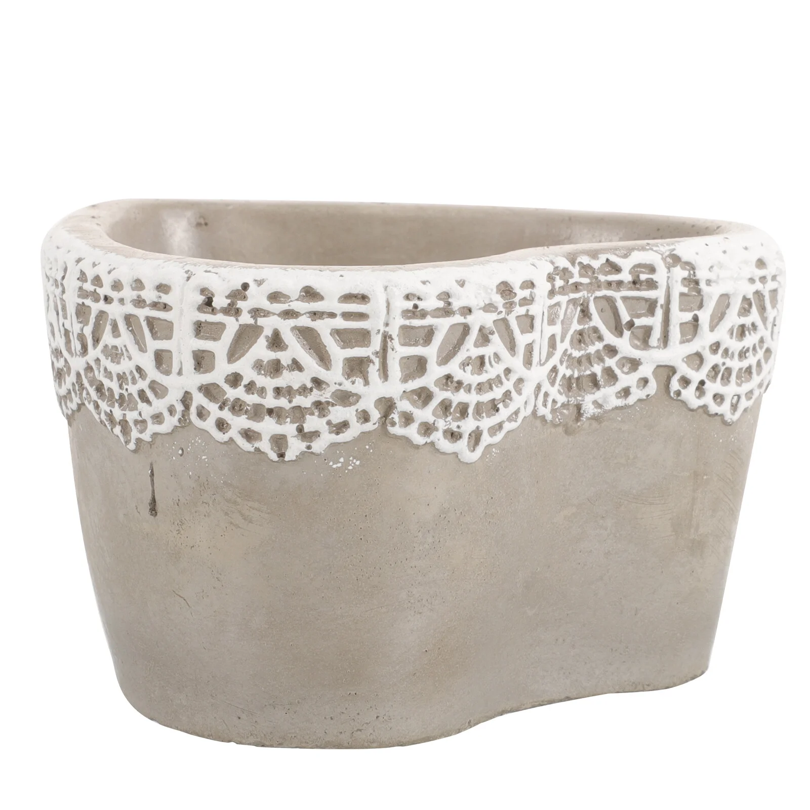 

Cement Balcony Flowerpot Decorative Flower Pots Love Creative Succulent Home Water Planter Containers Indoor