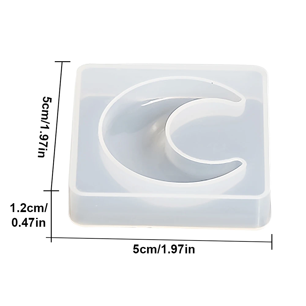 

Формы для заливки эпоксидной смолы "Звезда и Луна"