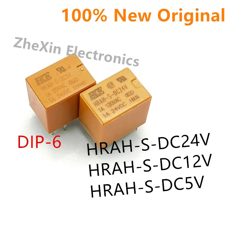 5-10 шт./лот Φ, HRAH-S-DC24V DIP-6 новые оригинальные реле набор трансформаций, HRAH-S-DC12V