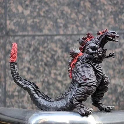 Фото Фигурка Годзиллы: Модель Gojira Figma с подвижными суставами, коллекционная модель динозавра-монстра для рабочего стола, игрушка, подарок №1