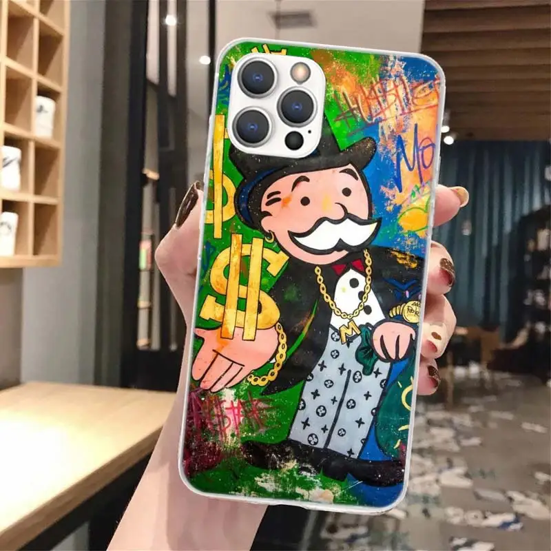 Мягкий чехол для телефона с изображением доллара iPhone 14 13 12 Mini 11 Pro Max 15 + X XR XS 7 Plus 8 6S