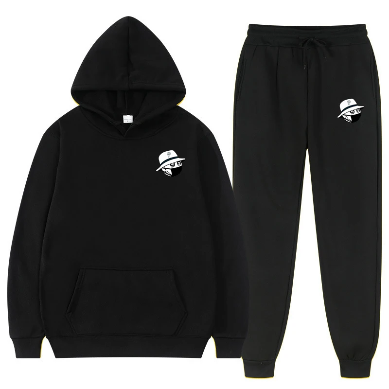 

Golf Brand Spring New 2022 Male Sets Casual Hooded Sets New Men's Hoodies + Pants Two-Piece Tracksuit Trendy Sportswear Hoody