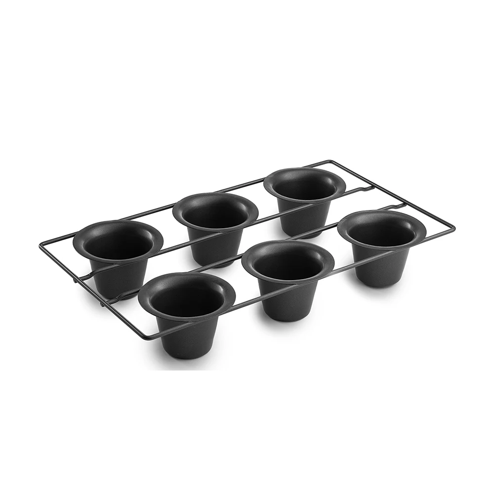 

Кастрюля для маффинов из углеродного волокна, 6 ячеек, 10017 дюйма