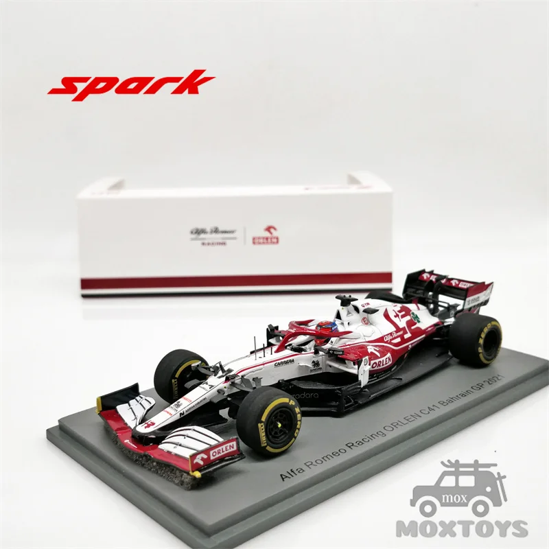 

Spark 1:43 2021 F1 Alfa Romeo ORLEN C41 #7 Kimi Räikkönen BAHRAIN Model Car