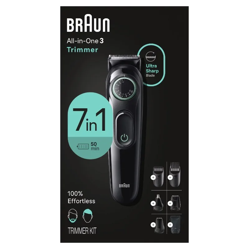 

All-in-One 7-in-1 Electric Grooming Kit with Beard Trimmer for Men