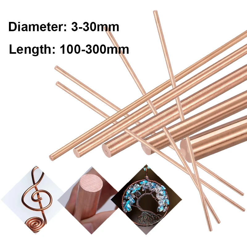 

Красный медный круглый стержень для штамповки 3-30 мм