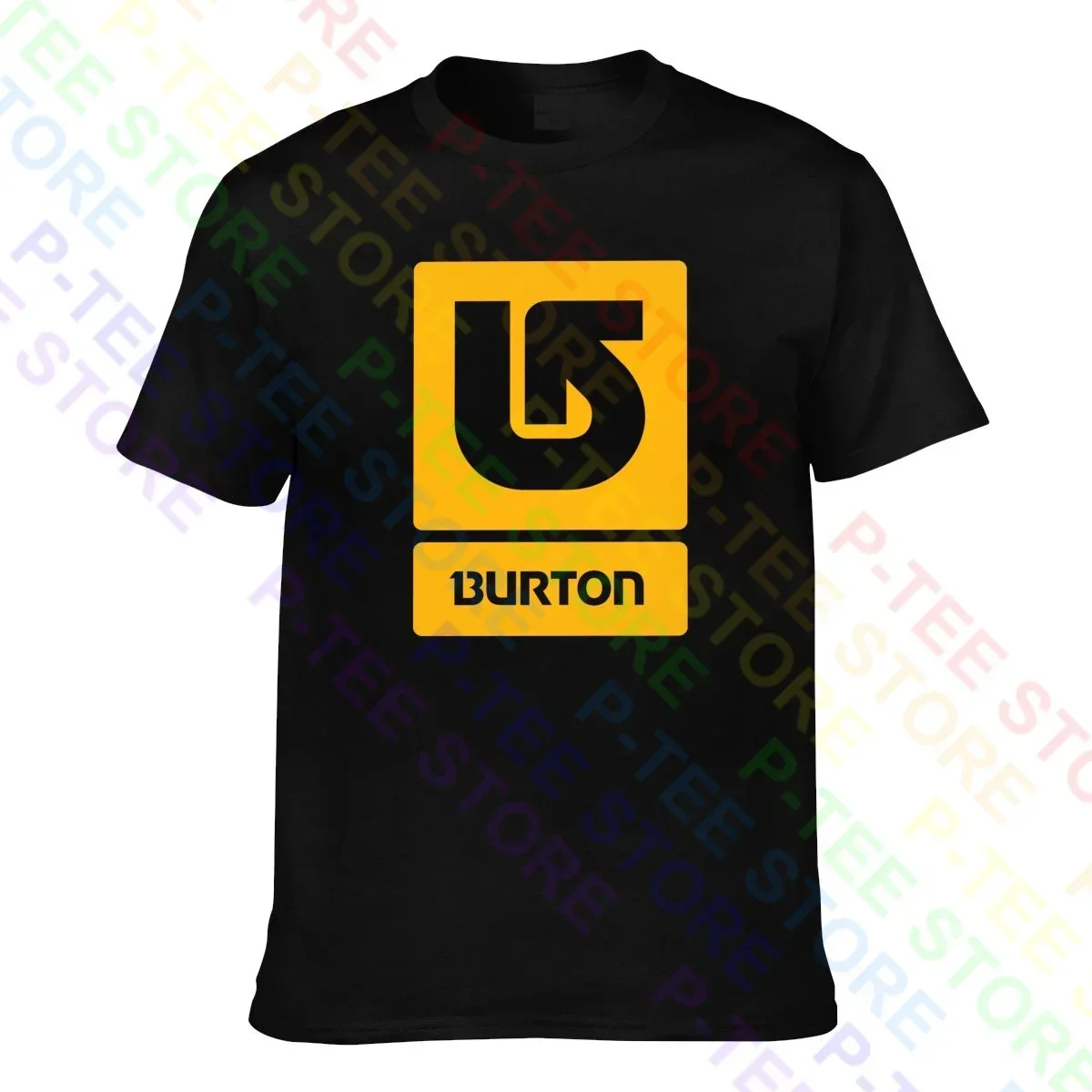Футболка Burton Logo Vertical Snowboard Skate Surf в стиле поп-хлопок премиум-класса Бестселлер