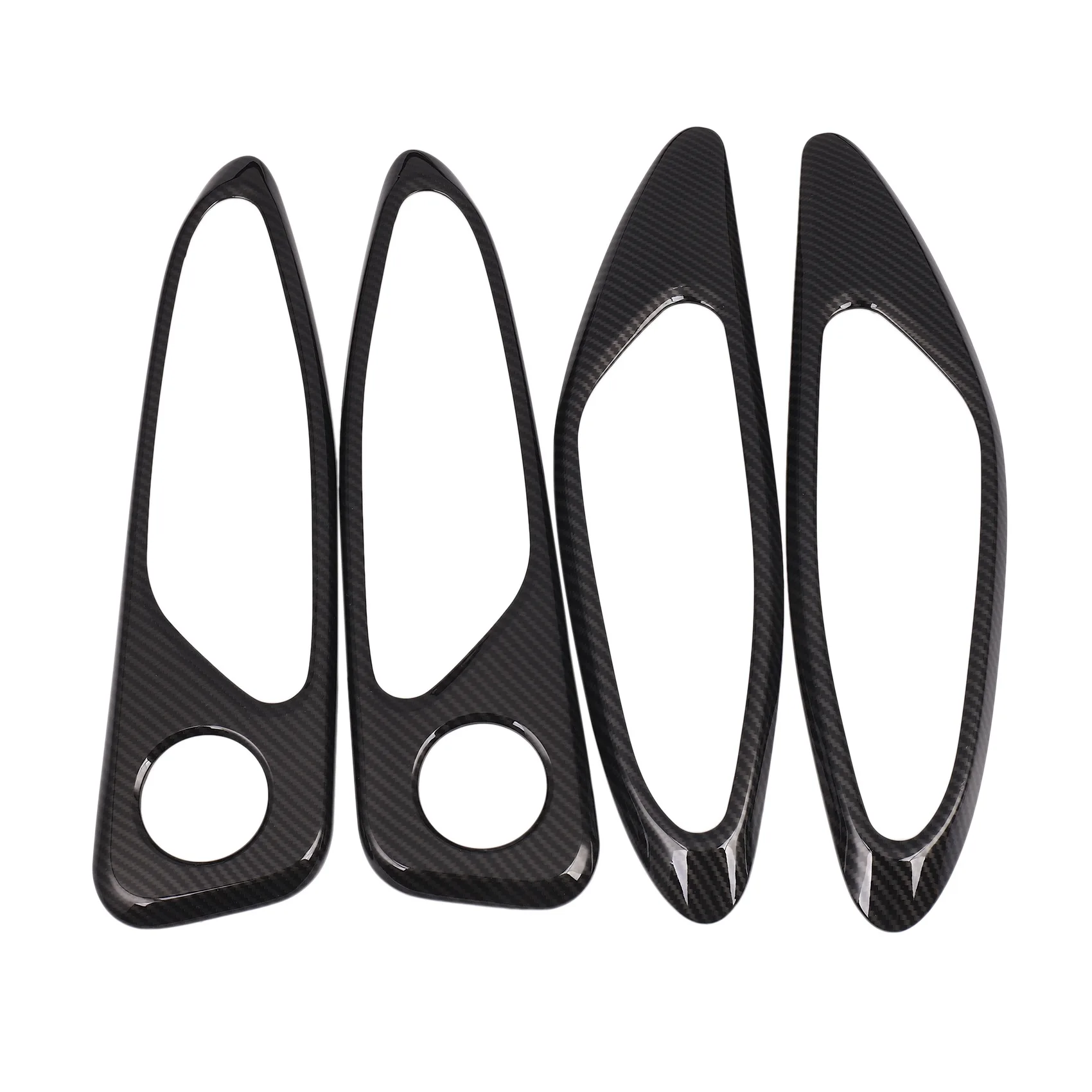 

4 шт., хромированные накладки на дверные ручки Alfa Romeo Giulia 2017 2018