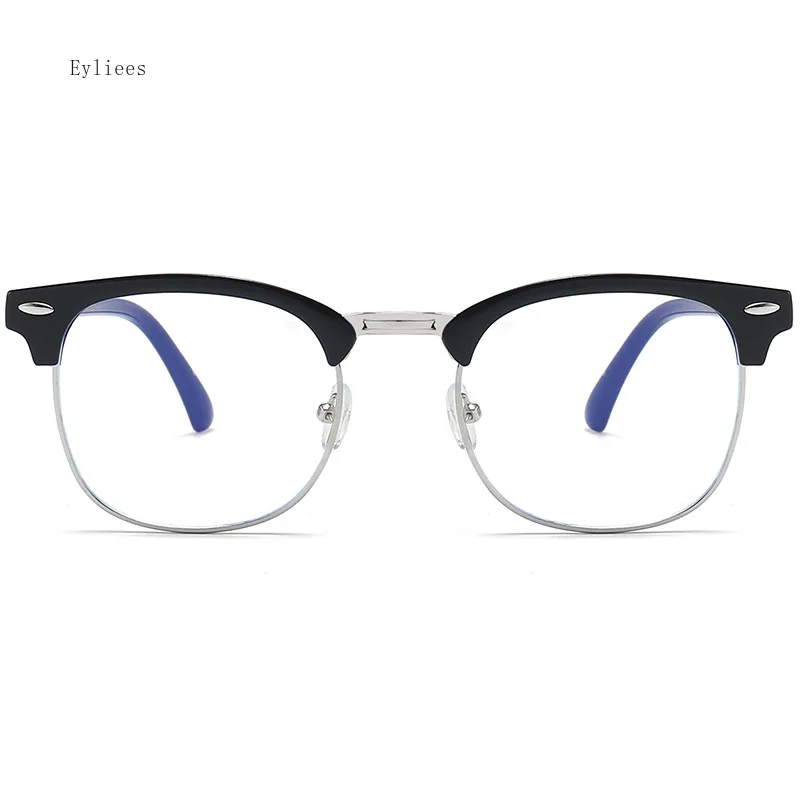 Классические полубез оправы антирадиационные очки с защитой от синего света