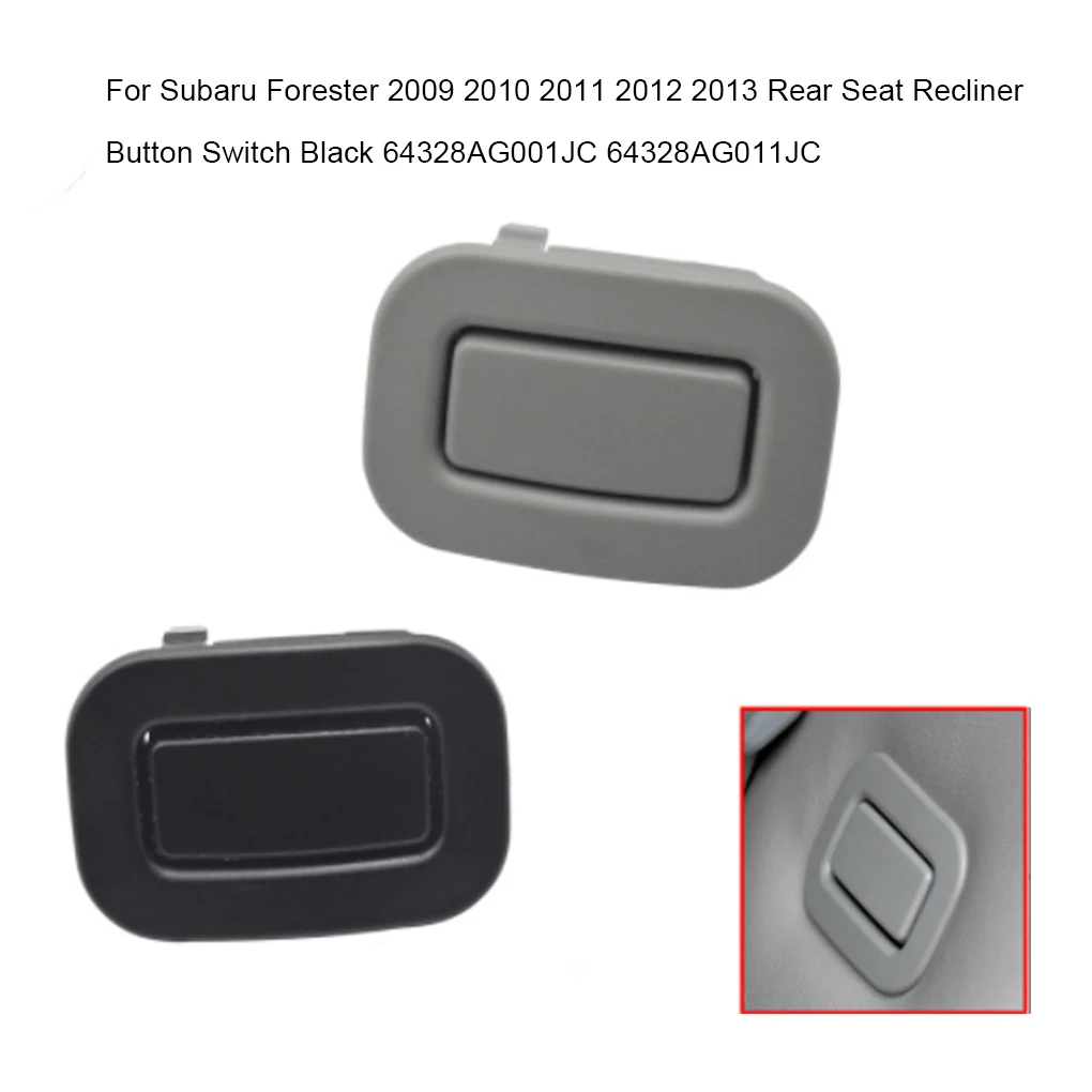 

Recliner Button Auto Rear Seat Switch Buttons Solid Backrest Switches Replacement For Cars 09 12 Passenger Left