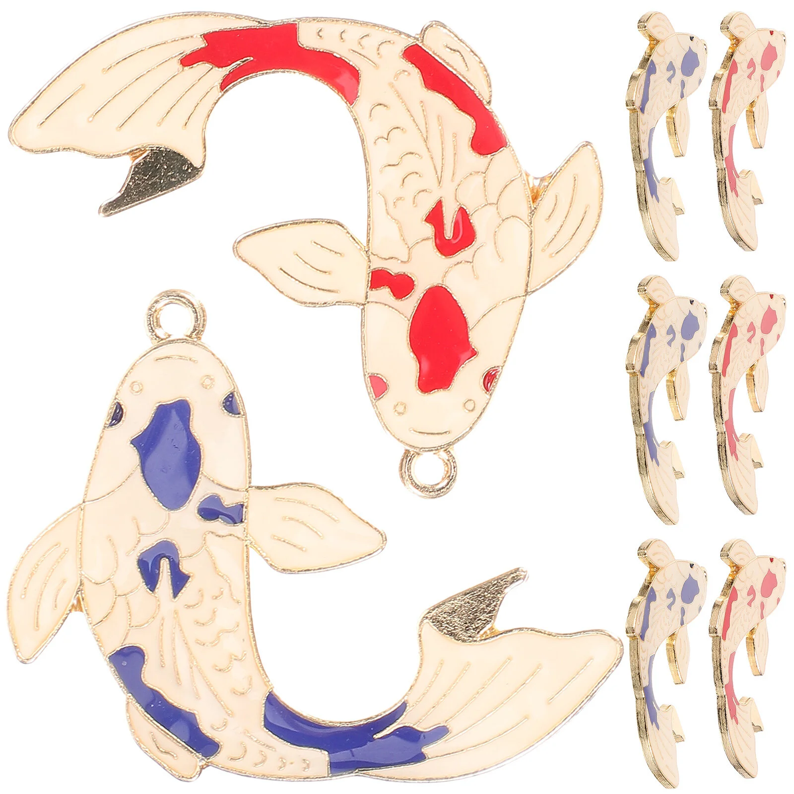 Accessories Crafts Adorable Ornaments Pendants Decors Earrings Handmade DIY Fish-shaped Necklaces