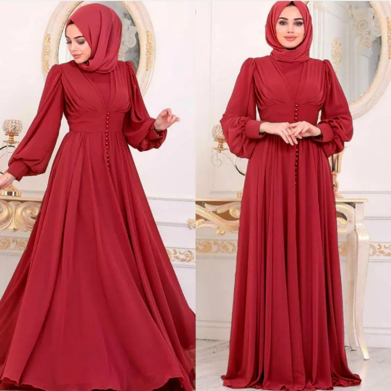 Women Muslim Dress Pakistani Dress Shalwar Kameez Chiffon Eid Mubarak Party Evening Long Dress Arabic Turkish Islamic Clothing