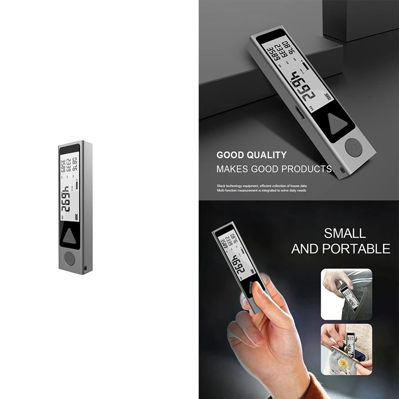 

Fashionmini Distance Meter Trena Measuring Tape Handheld Metre , Home Building Tool Assistant