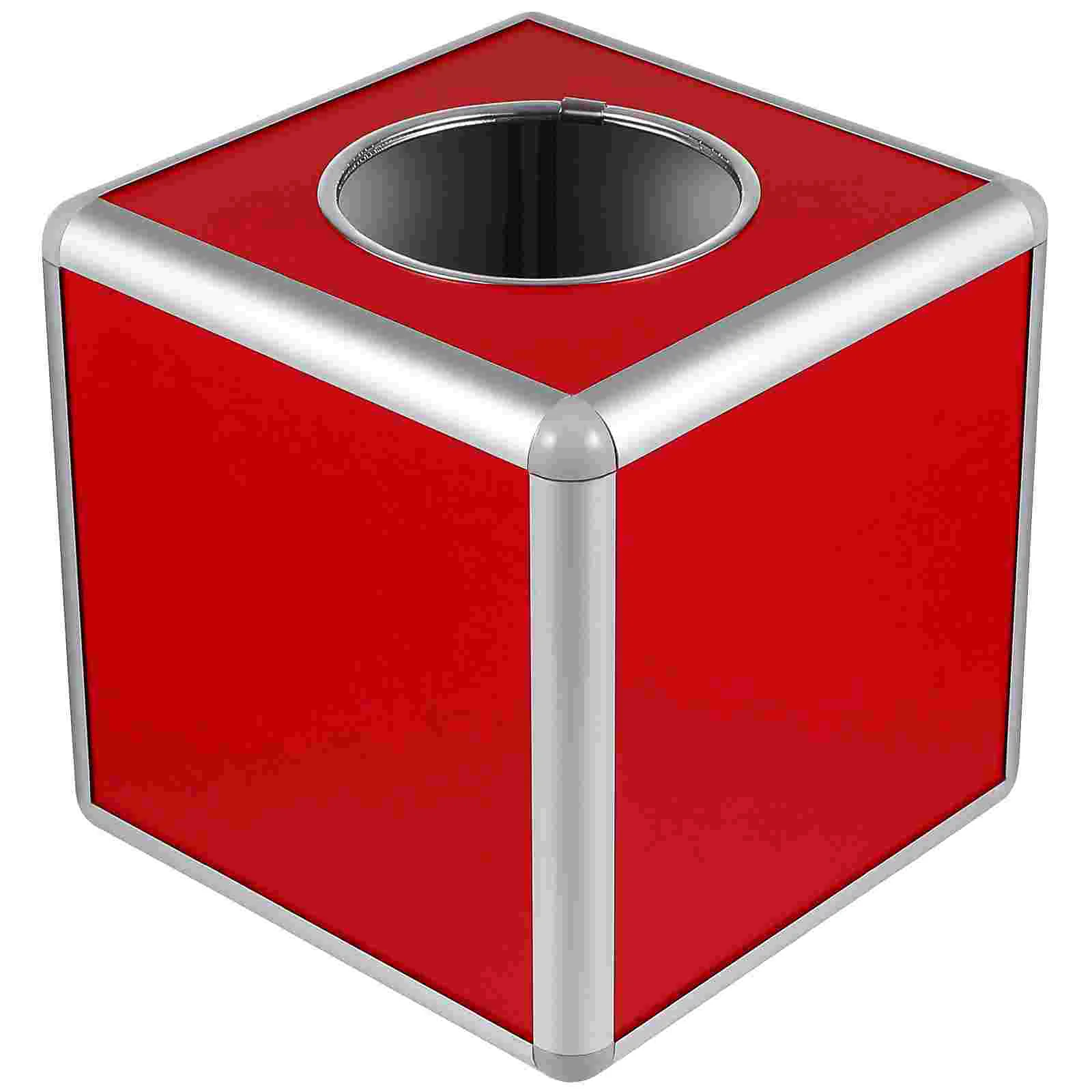 

Lottery Box Raffle Box Storage Ticket Box Ballot Box for Annual Party Meeting Fundraising