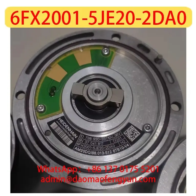 Фото 6FX2001-5JE20-2DA0 Б/У, ID 738 930-33, Энкодер, Проверен, нормально работает, Бесплатная настройка данных двигателя, 6FX2001 5JE20 2DA0, Быстрая доставка №1