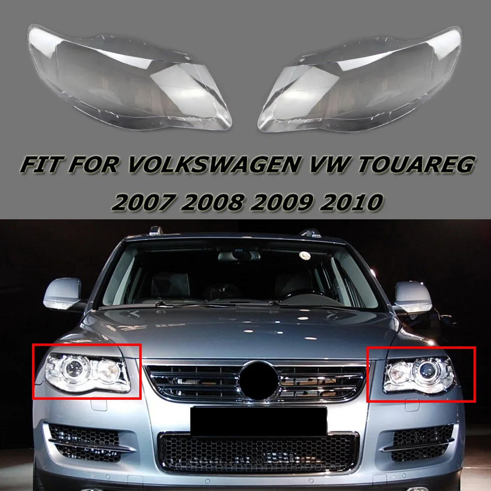 Прозрачный чехол для автомобиля подходит Volkswagen VW Touareg 2007 2008 2009 2010 пара налобных