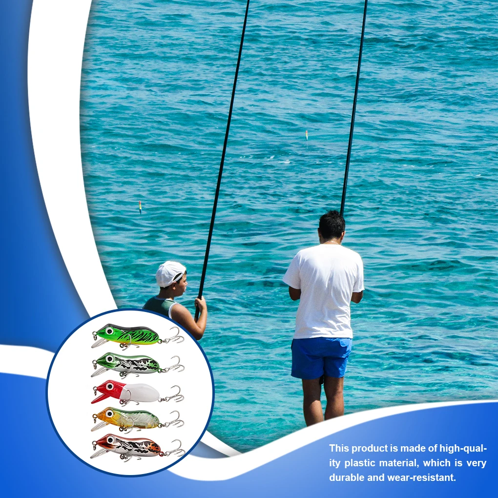 

5 шт., набор искусственных рыболовных приманок