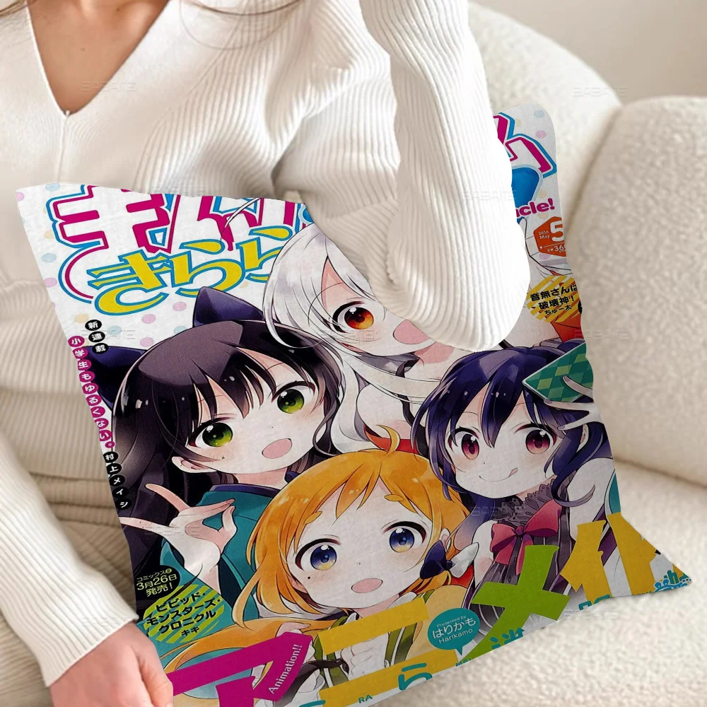 Urara Meirocho Personalized picture text home decorative pillows Household Gifts 45x45cm