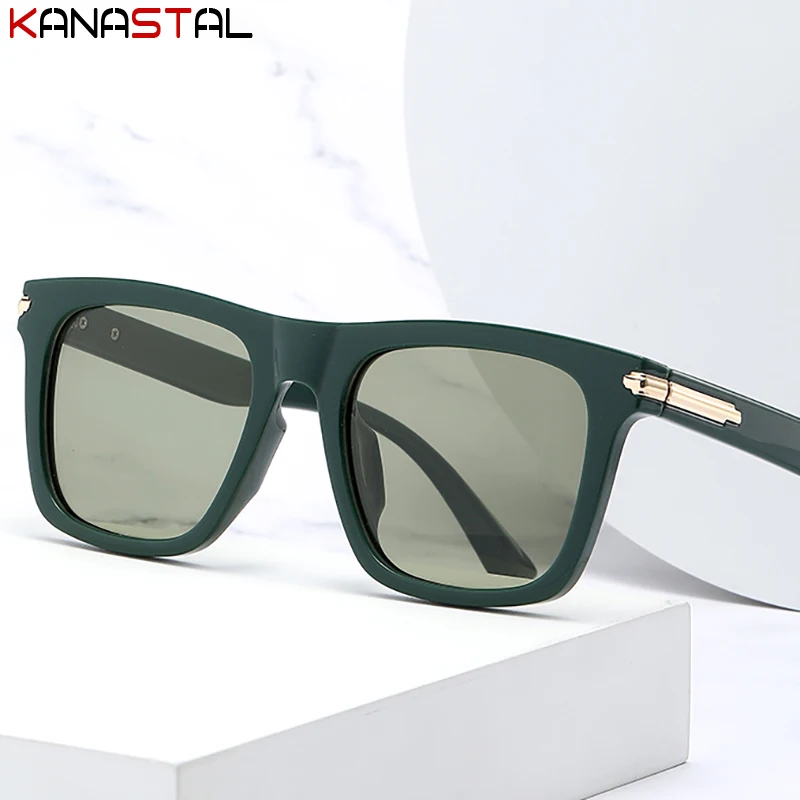 

Women's Polarized Sunglasses UV400 Men Fashion Sun Glasses TR90 Square Eyeglasses Frame Sunscreen Fishing Travel Visor Eyewear