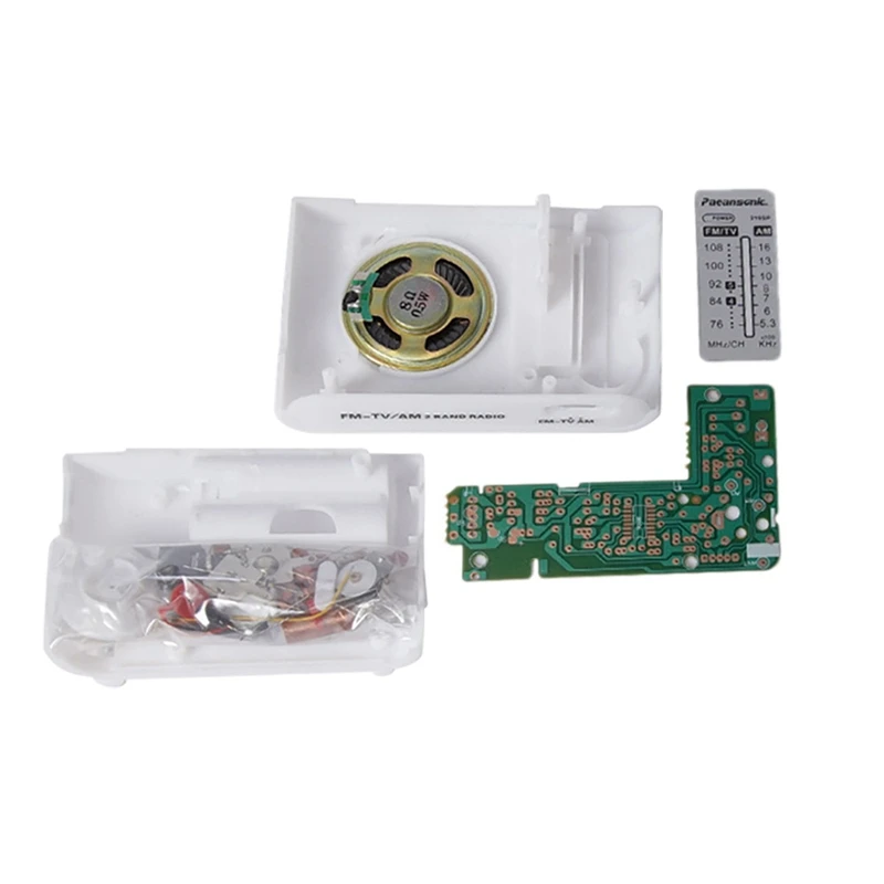 

Portable FM AM Radio DIY Parts CF210SP AM/FM Stereo Radio Kit Electronic Production Kit