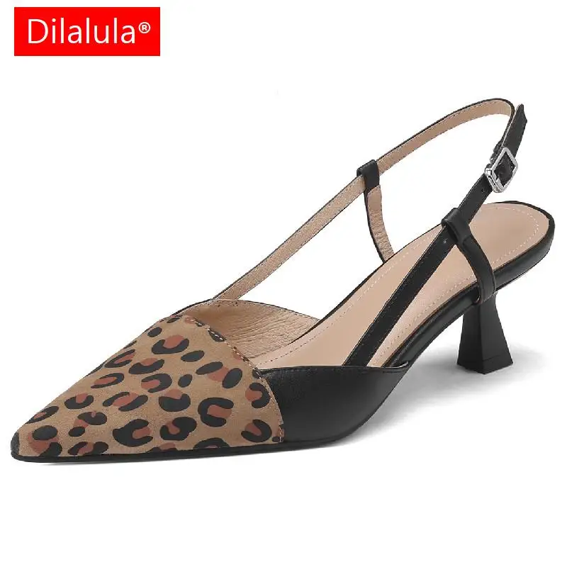 

Dilalula сексуальные модные весенне-летние женские сандалии женская обувь для выпускного офиса с острым носком на тонком каблуке Туфли-лодочки из натуральной кожи женская обувь