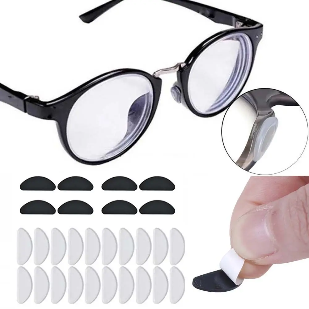 

Adhesive Silicone Transparent Non-slip Children Korean Nose Pad Glasses Nose Stick Glasses Support Eyeglasses Pads