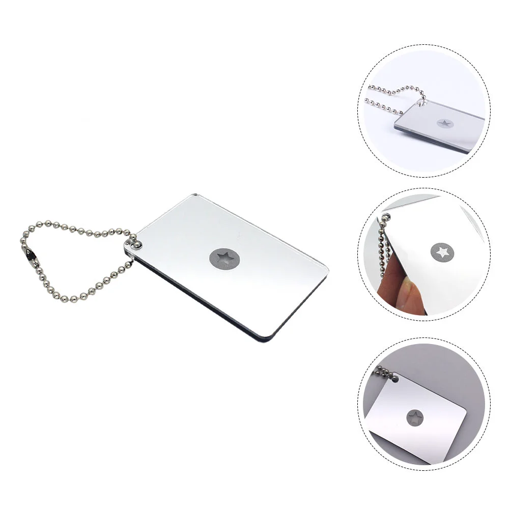

1pc Durable Practical Stylish Useful Emergency Mirror Outdoor Retroreflector Signal Mirror for Camping