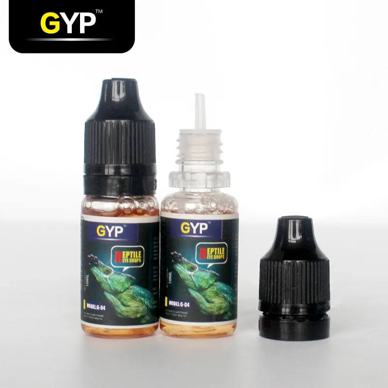 Фото GYP Gtile Eye Drops-Multi-Action for Cloudy Eyes&Infections in Turtles,Lizards&Geckos | Договор опухненное закрытие глаз и объединятие №4