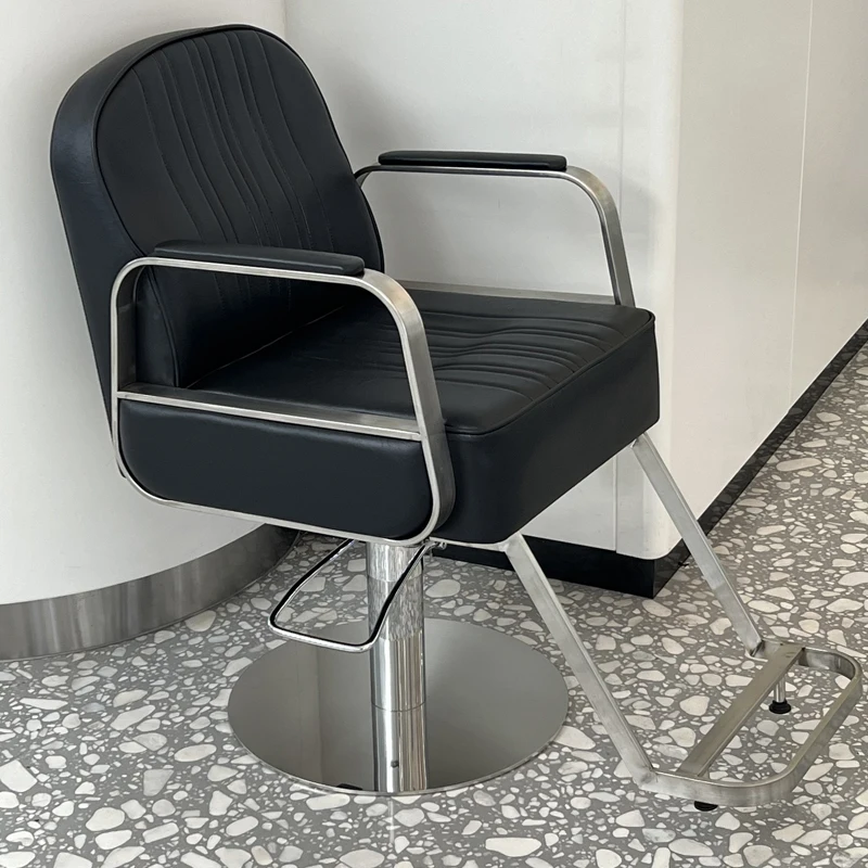 S Salon Spinning Barber Chairs Adjustable Fotel Fryzjerski Commercial Furniture Yq50bc