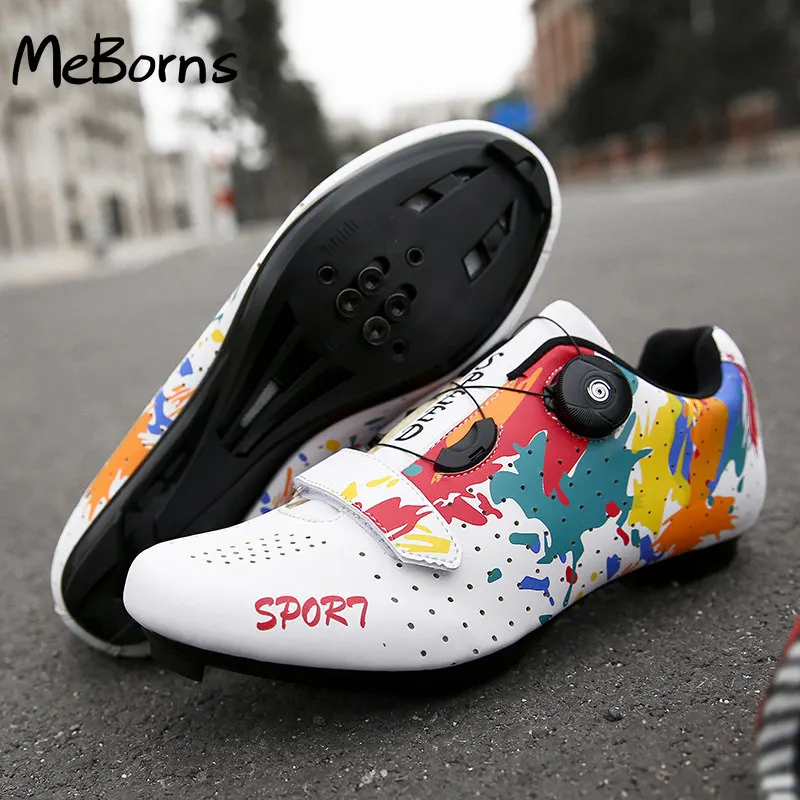 

Professional Athletic Bicycle Shoes Men Cycling Sneakers MTB Outdoor Sport Road Bike Sneakers Men Self-Locking MTB Shoes Women