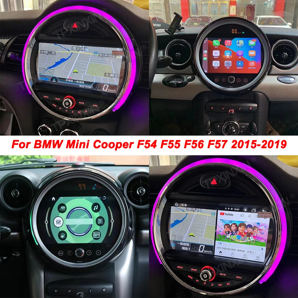 

For BMW Mini Cooper F54 F55 F56 F57 2015-2019 Android Car Radio 2Din Stereo Receiver Autoradio Multimedia Player GPS Navi Unit