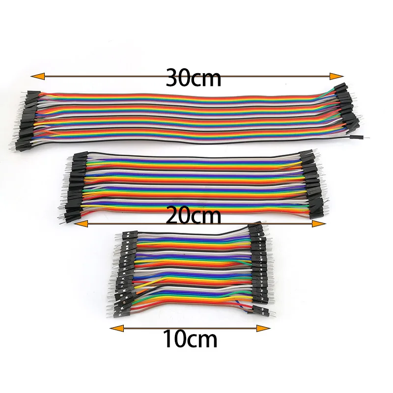 

10Cm 20CM 30CM 40 Pin Dupont Jumper Line Wire Male To Male Female To Male Female Jumper Wire Eclectic Cable Cord for DIY