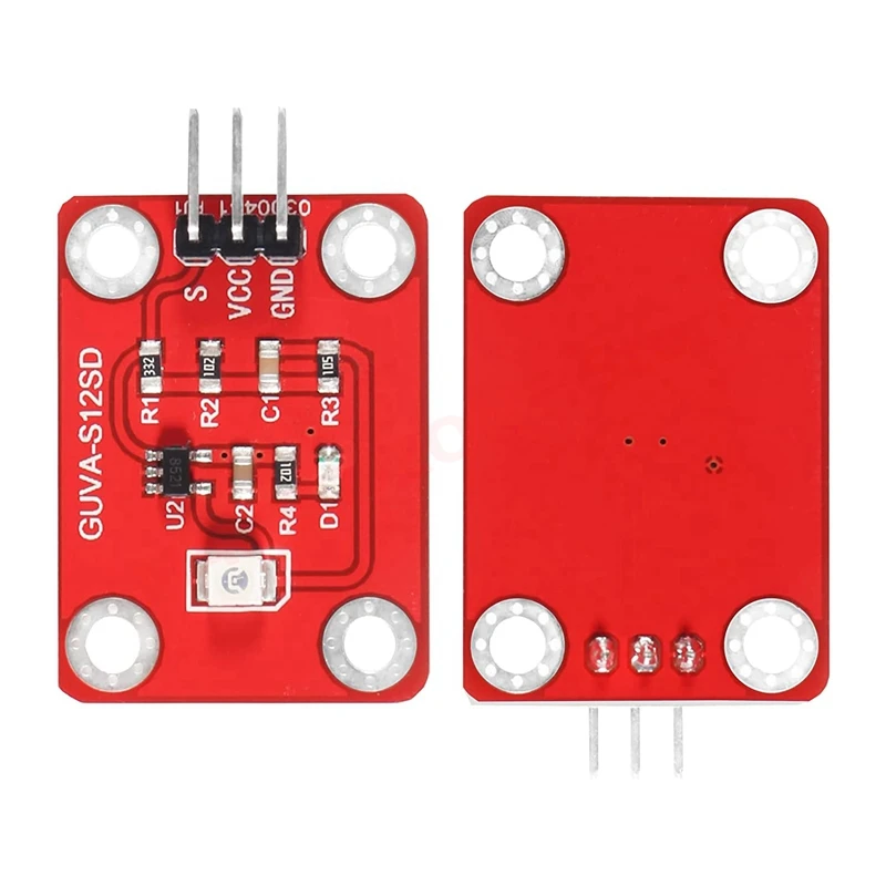 4 шт. УФ-датчик 240-370 нм GUVA-S12SD/CJMCU-GUVA-S12SD контактный разъем интерфейс солнечный