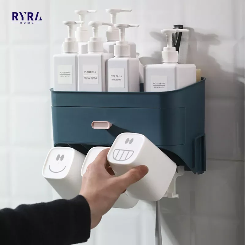 

NEW IN 1Pcs Toothbrush Holder Toothpaste Dispenser Wall Mount Toothbrush Cup Storage Rack Toothpaste Squeezer Bathroom Accessori