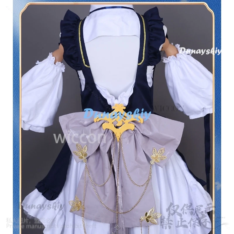 Аниме игра Azur Lane косплей HMS Чеширский костюм милое сексуальное платье горничной