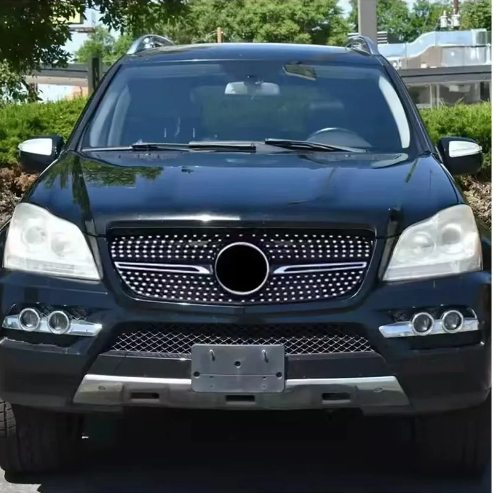 Передняя решетка радиатора GT бампера сетка для Mercedes Benz GL X164 2007-2009 2010-2012 GL320 GL350 GL450