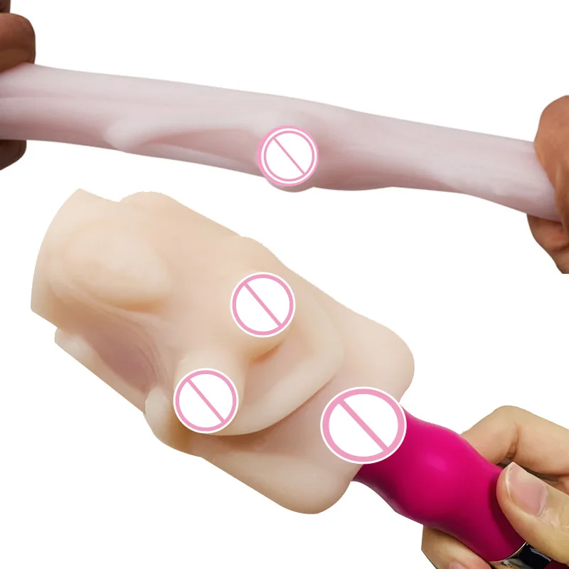 Мужской мастурбатор для пениса карманная Вагина Реалистичная и анус Мягкие