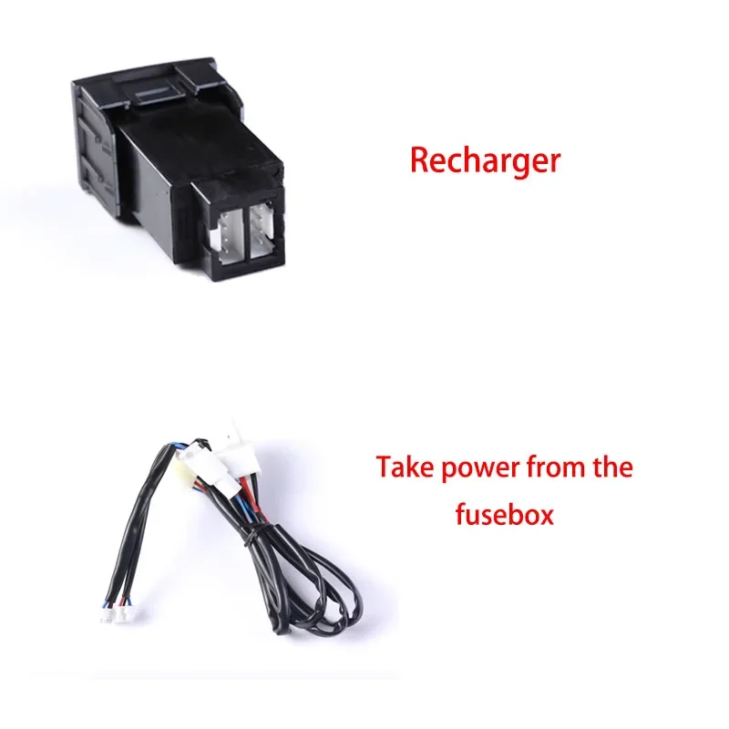 Фото Для VW POLO 2004-2011 1 шт., 12 В, 24 В, двойная USB-разъем для автомобильного зарядного устройства с QC3 0 и PD, замена порта быстрой зарядки типа C №3
