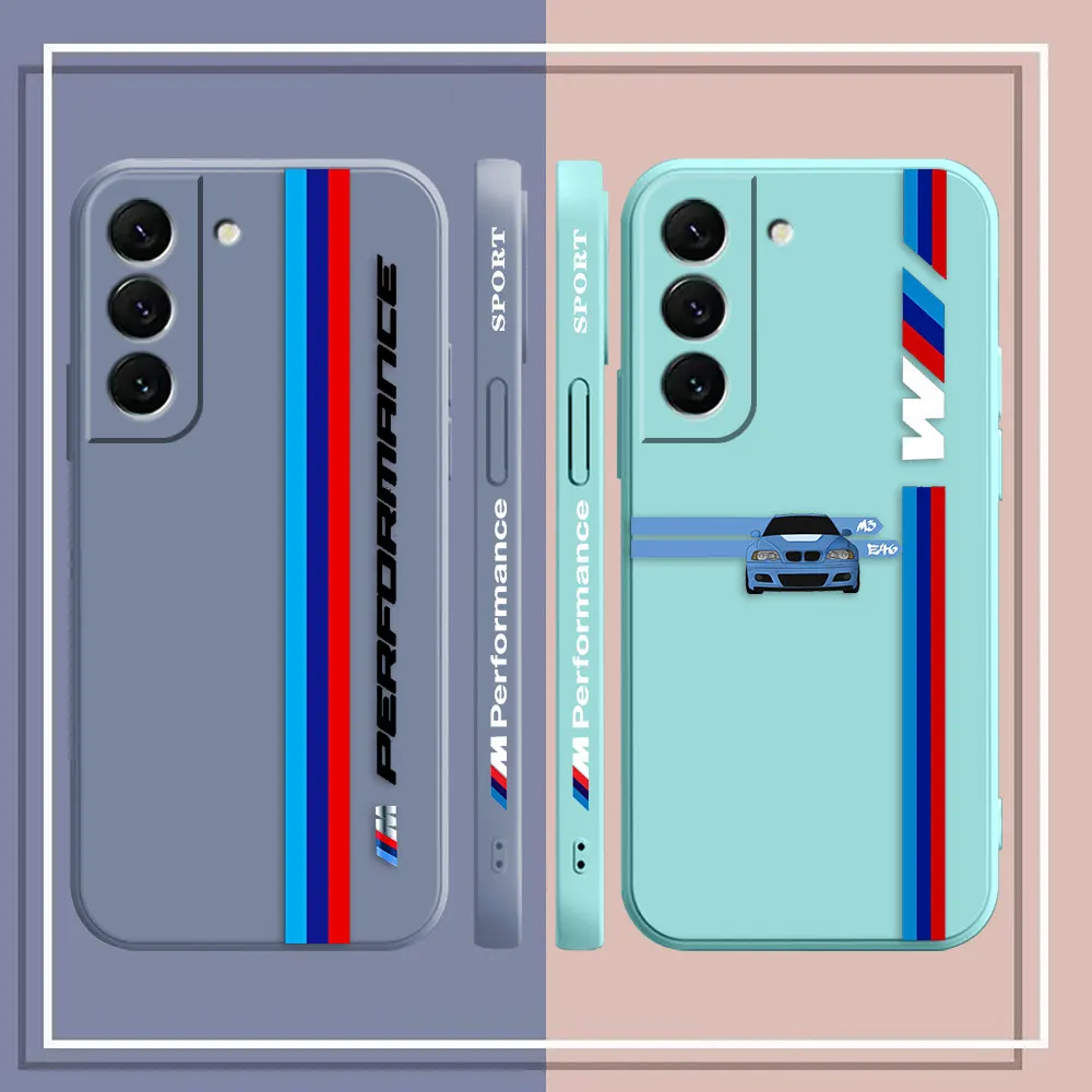 Case For Samsung Galaxy S23 S22 S21 S20 FE S11 S11E S10 S10E S30 Ultra Plus 4G 5G Case Funda Cqoue Shell Luxury M-BMW Sports Car