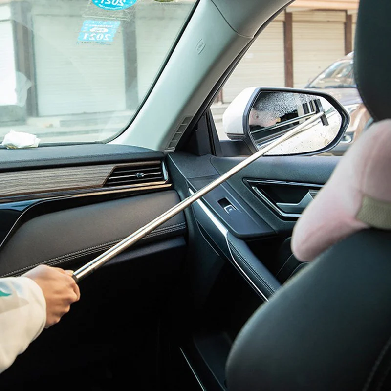 

Выдвижной стеклоочиститель для зеркала заднего вида, инструмент для очистки автомобиля, портативный дождливый безопасный водительский инструмент, автомобильные аксессуары