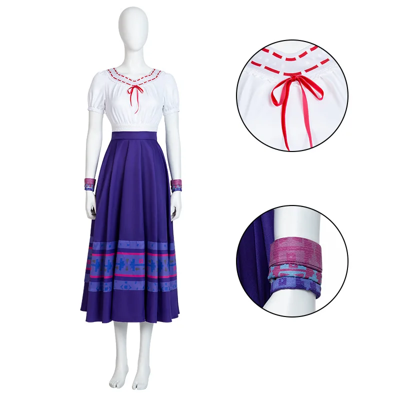 Костюм для косплея второй сестры эньканто миракель Луиса женское платье Aldult