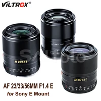 viltrox 23mm 33mm 56mm f1 4 e stm af mf large aperture auto focus portrait lens for sony e mount aps c mirrorless camera
