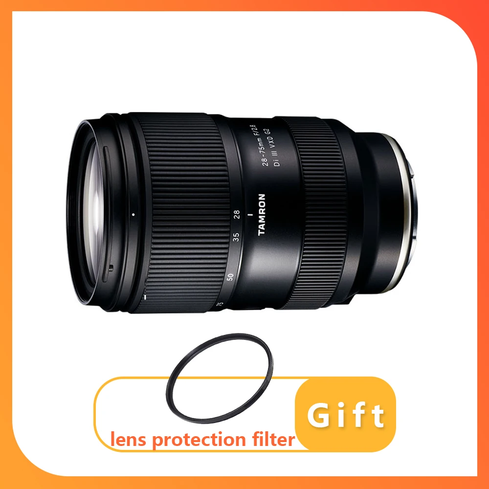 

Tamron 28-75mm F/2.8 Di III VXD G2 A063 2nd Generation Full Frame Standard Zoom Lens For Sony E Mount A7M3 A7R3 A7R4 A7C R2 6400